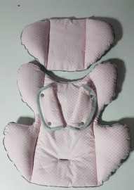 Redutor para bebê conforto - Rosa Azulejos